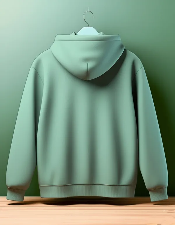 Pista_Green_Cotton_Fleece_Belive_Print_Hoodie