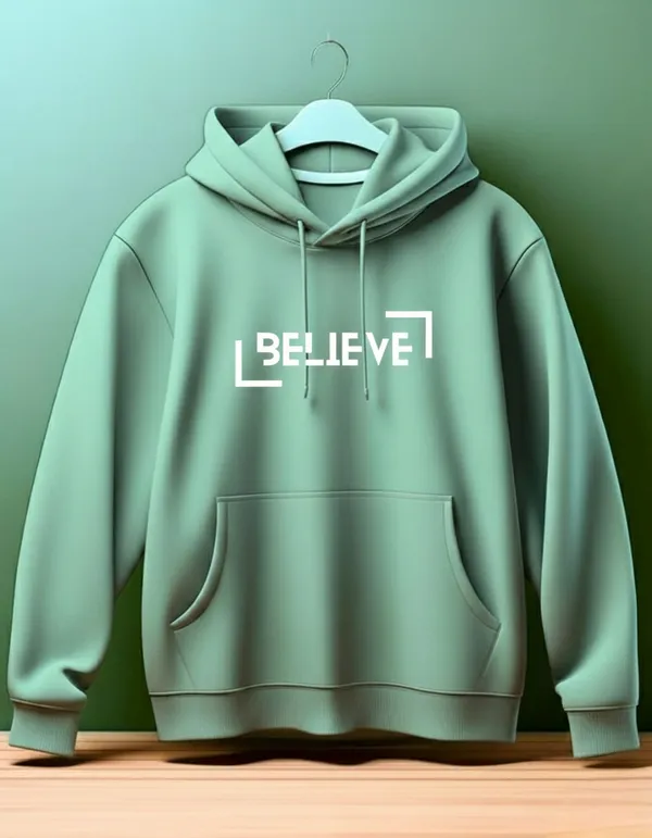Pista_Green_Cotton_Fleece_Belive_Print_Hoodie