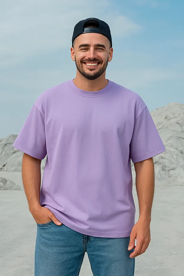 Purple_Cotton_Plain_Oversiize_-_Men_Tshirt