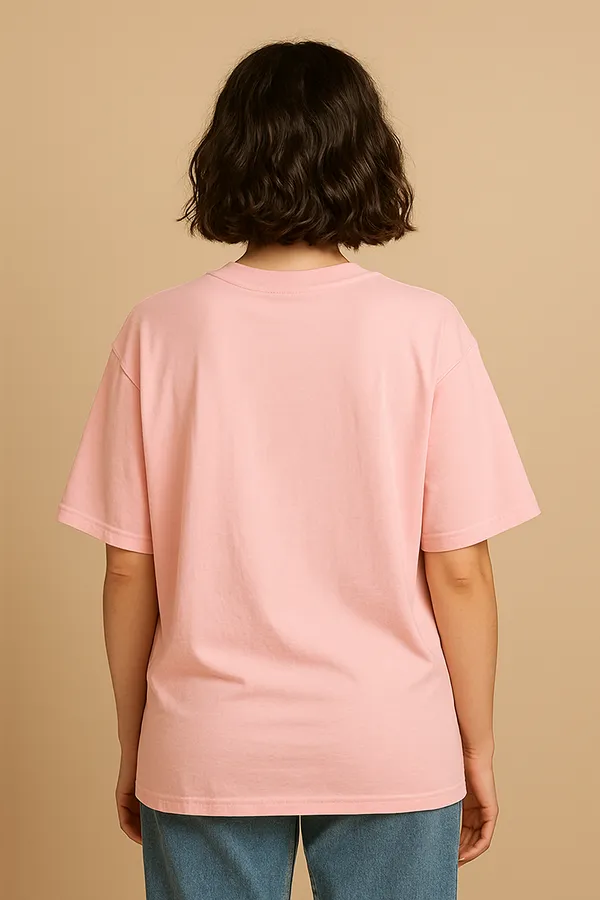 Pink_Cotton_Plain_Oversize_-_Women_Tshirt