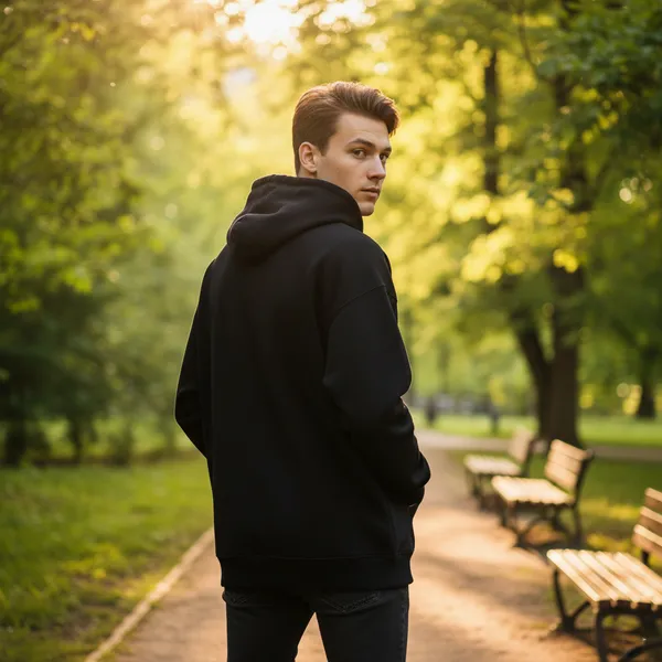 Black_Cotton_Fleece_Men_Oversize_Hoodie