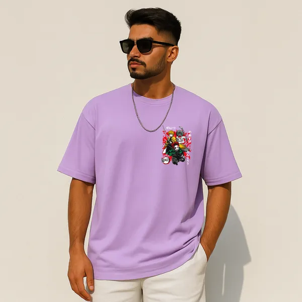 Purple_Cotton_Talwar_-_Men_Tshirt
