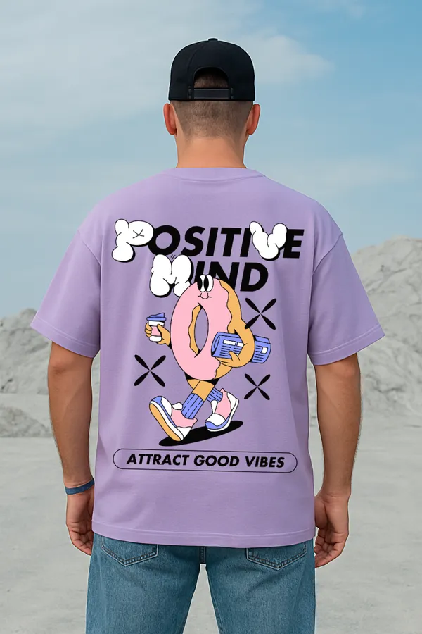 Purple_Cotton_Positive_Mind_-_Men_Tshirt