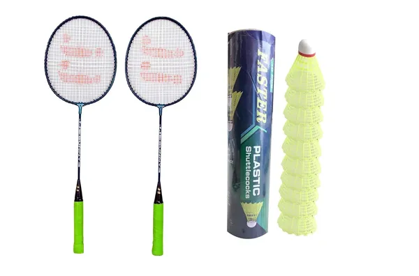 JJ_JONEX_Multicolor_Sunny_Badminton_2_Rackets_And_10_FASTER__Shuttles_Box_With_Full_Cover