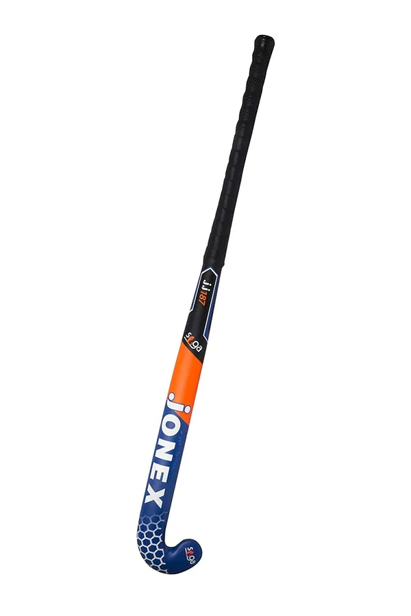 JJ_JONEX_Blue_&_Black_Hockey_Stick,_Field_Hockey_Stick,_Composite_Hockey_Stick,_Siga_187_Composite_37_With_Free_Cover_Bag