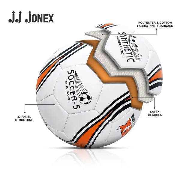 JJ_JONEX_Field_King_Football_Size_5,_White