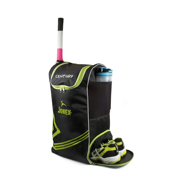 JJ_JONEX_Century_Cricket_Kit_Bag_With_Shoe_Compartment_(Green,_Black)