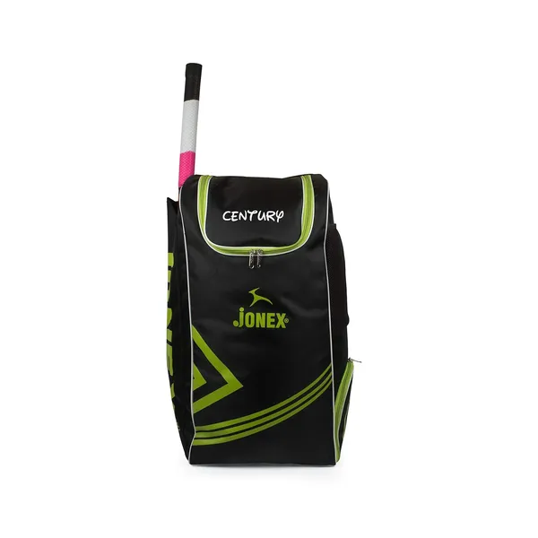 JJ_JONEX_Century_Cricket_Kit_Bag_With_Shoe_Compartment_(Green,_Black)