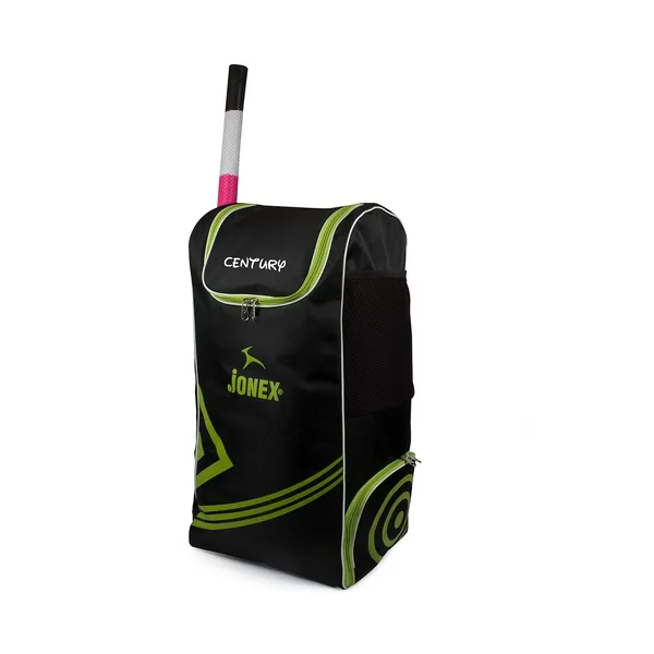 JJ_JONEX_Century_Cricket_Kit_Bag_With_Shoe_Compartment_(Green,_Black)