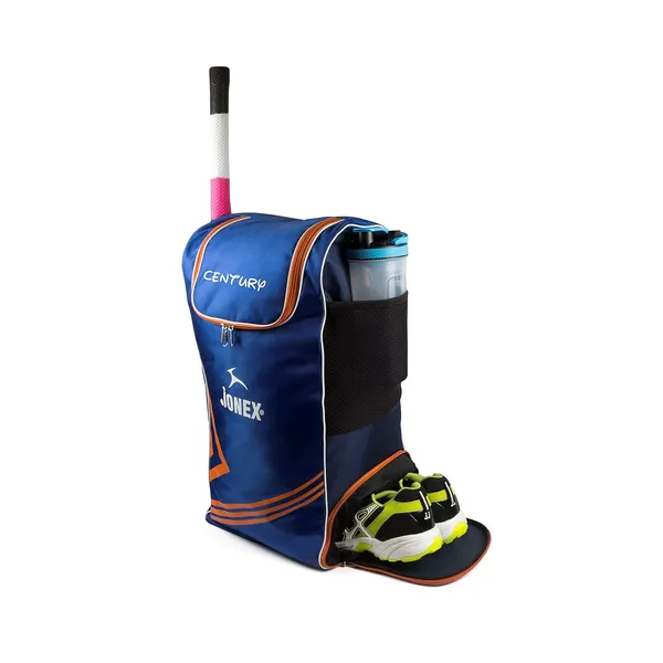 JJ_JONEX_Century_Cricket_Kit_Bag_With_Shoe_Compartment_(Blue,_Orange)