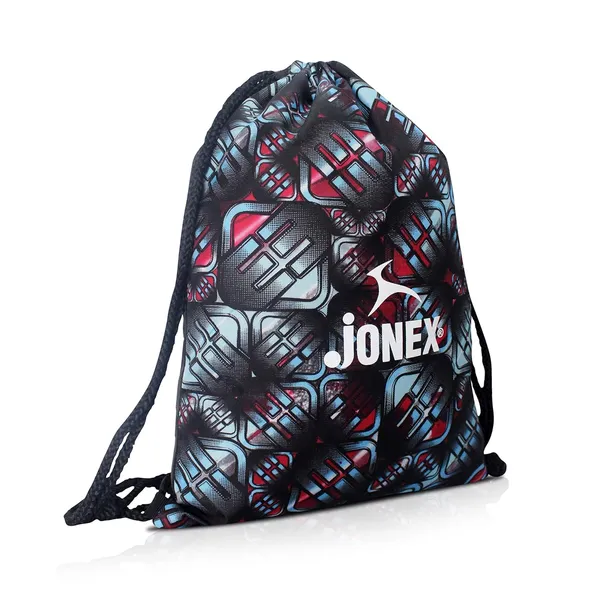 JJ_JONEX_Red_&_Grey_String_Bag_Backpack