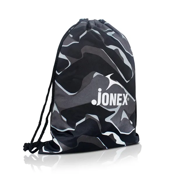 JJ_JONEX_Grey_Black_String_Bag_Backpack