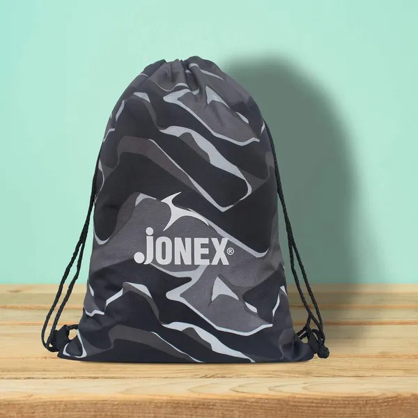 JJ_JONEX_Grey_Black_String_Bag_Backpack