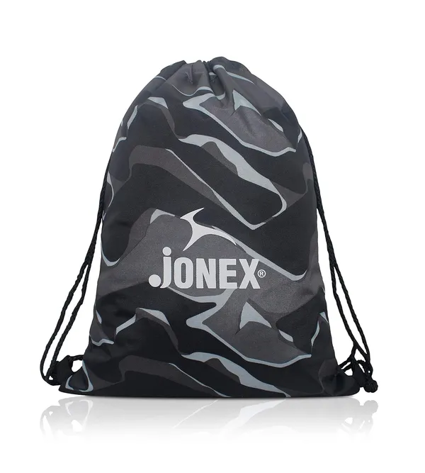 JJ_JONEX_Grey_Black_String_Bag_Backpack
