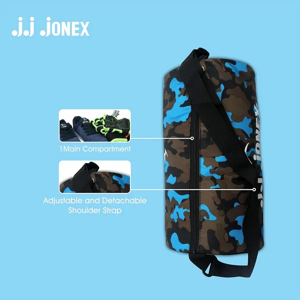 JJ_JONEX_Camouflage_Blue_Premium_Gym_Bag
