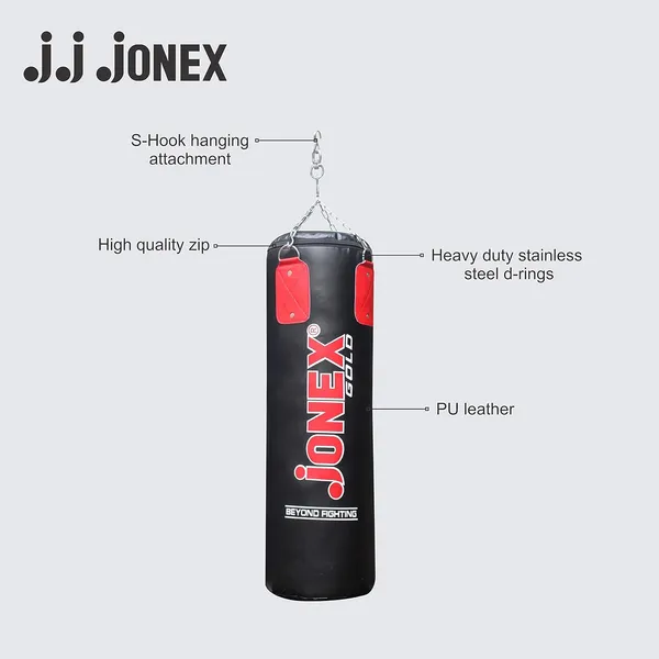 JJ_JONEX_Multicolor_Punching_Bag,_Boxing_Bag,_Karate_Bag,_Unfilled_Boxing_Kit_With_Hanging_Chain