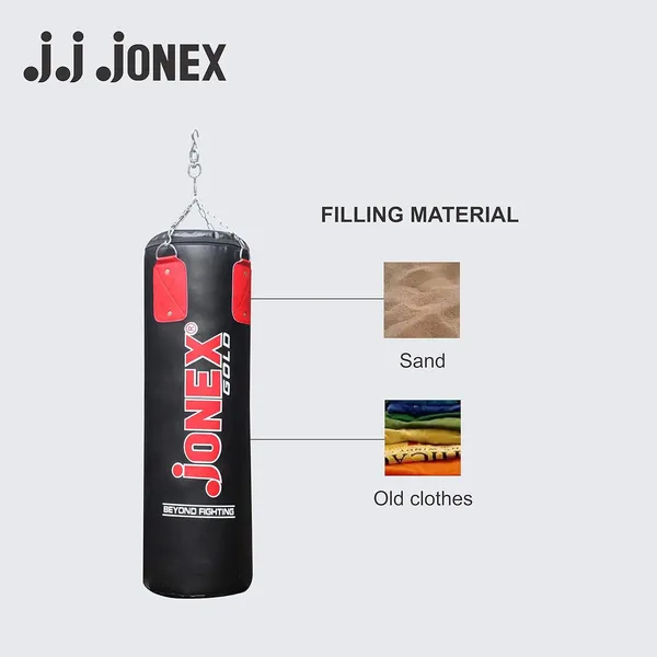 JJ_JONEX_Multicolor_Punching_Bag,_Boxing_Bag,_Karate_Bag,_Unfilled_Boxing_Kit_With_Hanging_Chain