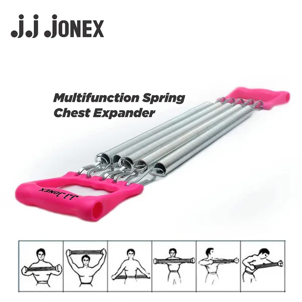 JJ_JONEX_Multicolor_Chest_Expander,_Chest_Arm_Expander,_Chest_Expander_With_Multiple_Springs,_Spring_Chest_Expander_(With_5_Spring)