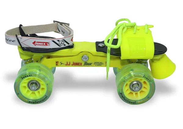 JJ_JONEX_PROFFESIONAL_WITH_BREAKRoller_Skates,_Roller_Skates_For_Men,_Skates_For_Women,_Adjustable_Roller_Skates,_Outdoor_&_Indoor_Illuminating_Roller_Skates_(Professional_Bearing)
