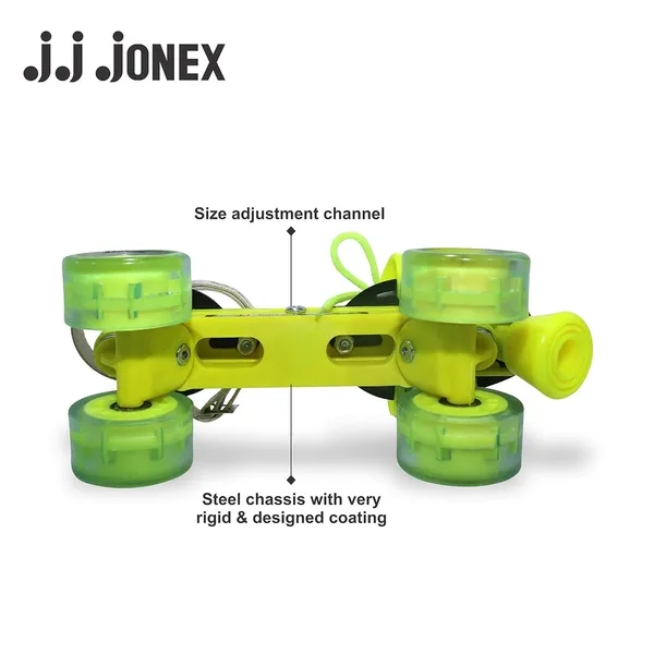 JJ_JONEX_PROFFESIONAL_WITH_BREAKRoller_Skates,_Roller_Skates_For_Men,_Skates_For_Women,_Adjustable_Roller_Skates,_Outdoor_&_Indoor_Illuminating_Roller_Skates_(Professional_Bearing)