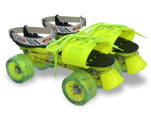 JJ_JONEX_PROFFESIONAL_WITH_BREAKRoller_Skates,_Roller_Skates_For_Men,_Skates_For_Women,_Adjustable_Roller_Skates,_Outdoor_&_Indoor_Illuminating_Roller_Skates_(Professional_Bearing)