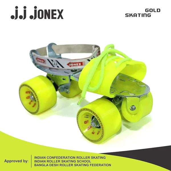 JJ_JONEX_Gold_Roller_Skates,_Roller_Skates_For_Men,_Skates_For_Women,_Adjustable_Roller_Skates,_Outdoor_&_Indoor_Illuminating_Roller_Skates