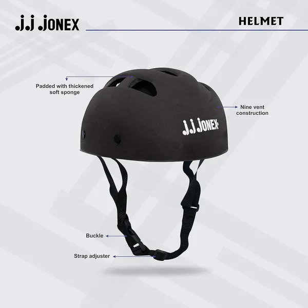 JJ_JONEX_Red_&_Black_Multi_Sport_Gear_Helmet_Elbow_Guards_Knee_Caps_&_Hand_Gloves_Set_For_Children_(5-16_Years)
