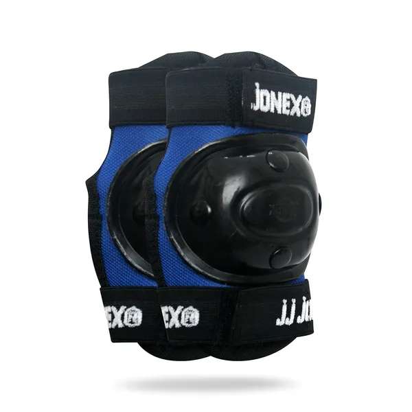 JJ_JONEX_Blue_&_Black_Multi_Sport_Gear_Helmet_Elbow_Guards_Knee_Caps_&_Hand_Gloves_Set_For_Children_(5-16_Years)