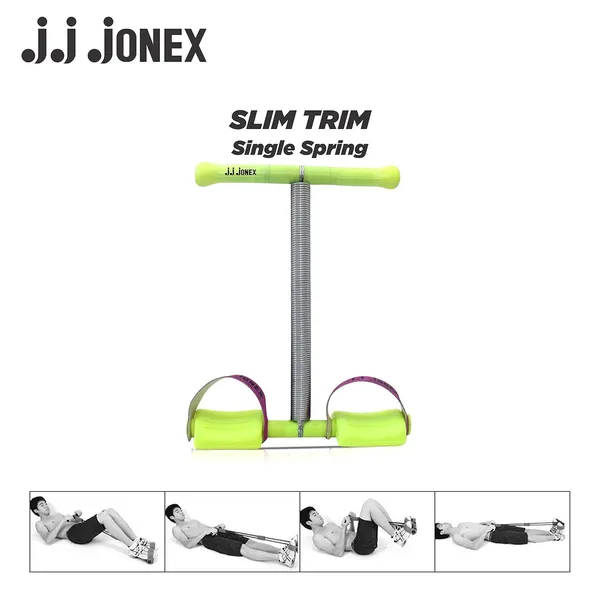 JJ_JONEX_Tummy_Trimmer_-_Single_Spring_Sit_Up_Pull_Rope,_Elastic_Tension_Fitness_Foot_Pedal,_Abdominal_And_Leg_Exerciser,_Sport_Fitness_Equipment_(Made_In_India),_Green