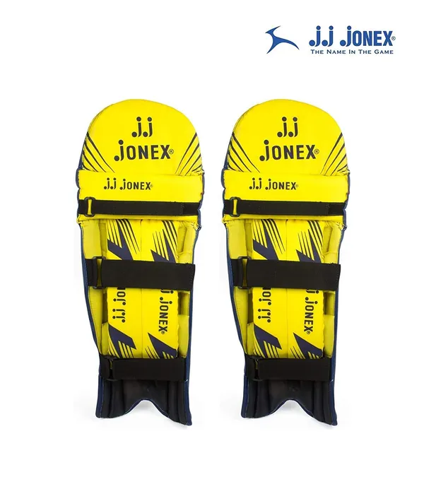 JJ_JONEX_Cricket_Leg_Guard_(Yellow_Navy),_Multicolor