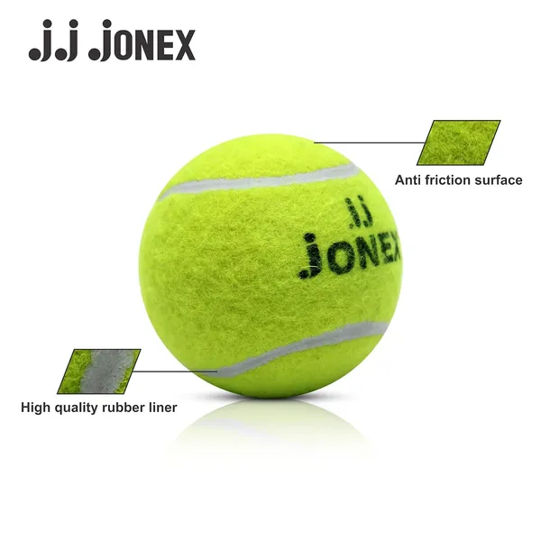 JJ_JONEX_Tennis_Cricket_Ball_|_Tennis_Ball_Set_|_Cricket_Tennis_Balls_Green_(Green_-_Pack_Of_12)