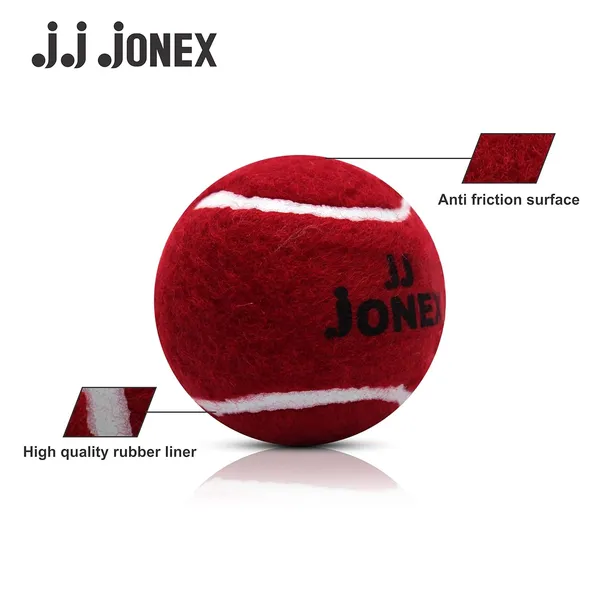 JJ_JONEX_Red_Tennis_Cricket_Ball_|_Cricket_Tennis_Balls_Green_|_Tennis_Ball_Set_(Pack_Of_12)