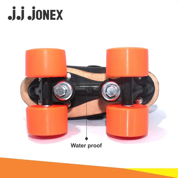 JJ_JONEX_Black_&_Gold_Fix_Body_Shoe_Skates_For_Kids