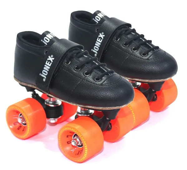 JJ_JONEX_Black_&_Gold_Fix_Body_Shoe_Skates_For_Kids