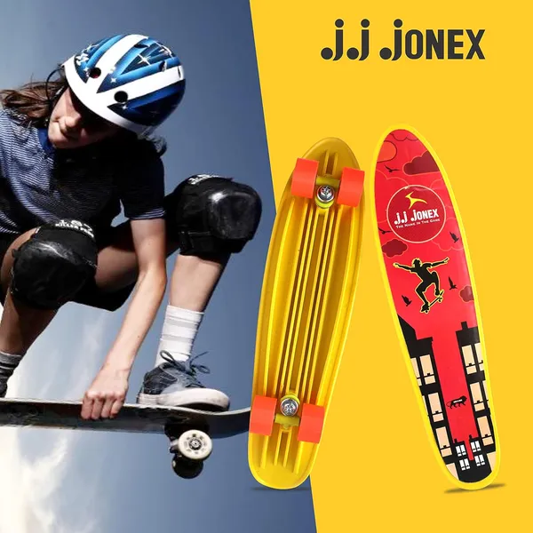 JJ_JONEX_Red_&_Yellow_Skateboard,_Skateboard_For_Senior,_Skating_Board_For_Boys,_Skating_Board_Girls_(Fiber_Medium)