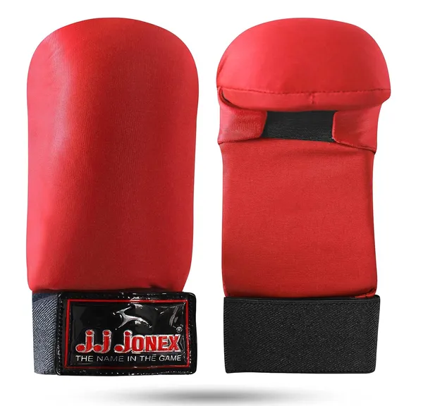 JJ_JONEX_Karate_Gloves,_Kickboxing_Gloves,_Punching_Gloves_For_Beginners_(Standard_Size)_(Red)