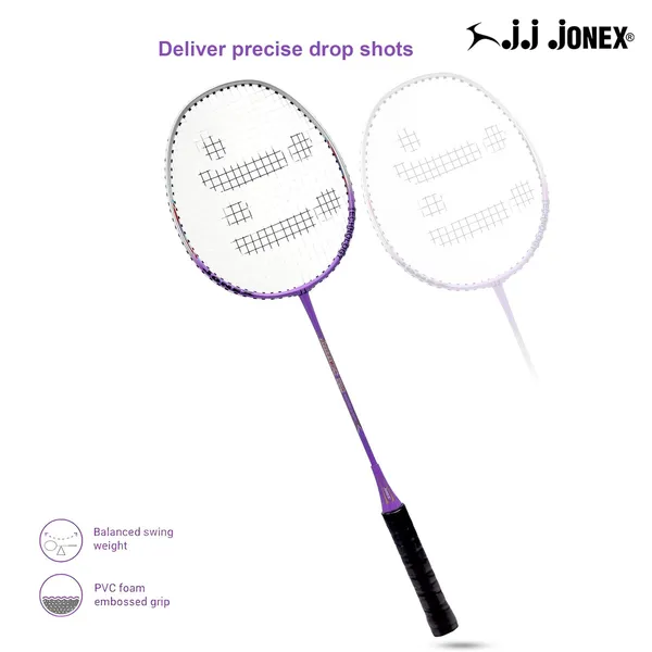 JJ_JONEX_LX8___Badminton_Racket_-_Lethal_Power,_Green_Grip_(Red_&_Black)
