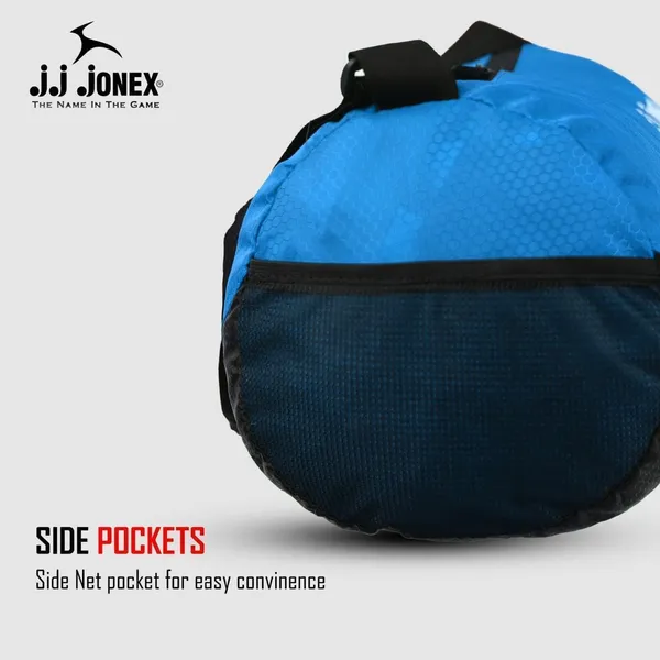 JJ_JONEX_Skyy_Black_Aqua_Premium_Duffle_Travel_Gym_Bag_28_Litre_Water-Resistant_Adjustable_Shoulder_Strap_Bags_For_Men_&_Women_(Sky_&_Black)