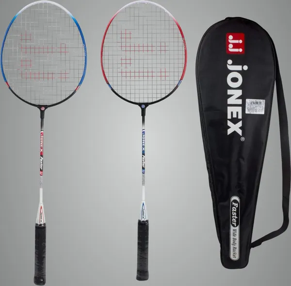 JJ_JONEX_Faster_Badminton_Racquets_(Multicolour)_-_Set_Of_2,_Other