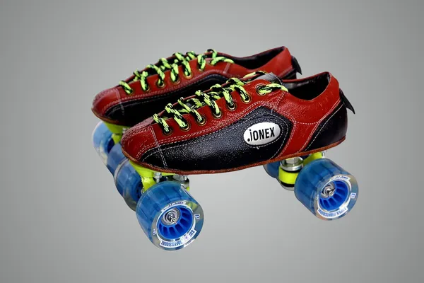 JJ_JONEX_Red_Fix_Body_Skates_Super_Professional_P.U.Shoe_Skate_Size_1_With_Skate_Bag(Ws)
