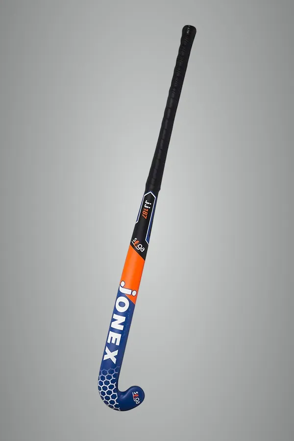 JJ_JONEX_Blue_&_Black_Hockey_Stick,_Field_Hockey_Stick,_Composite_Hockey_Stick,_Siga_187_Composite_37_With_Free_Cover_Bag