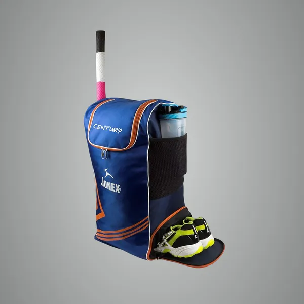 JJ_JONEX_Century_Cricket_Kit_Bag_With_Shoe_Compartment_(Blue,_Orange)