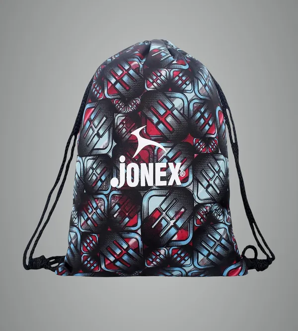 JJ_JONEX_Red_&_Grey_String_Bag_Backpack