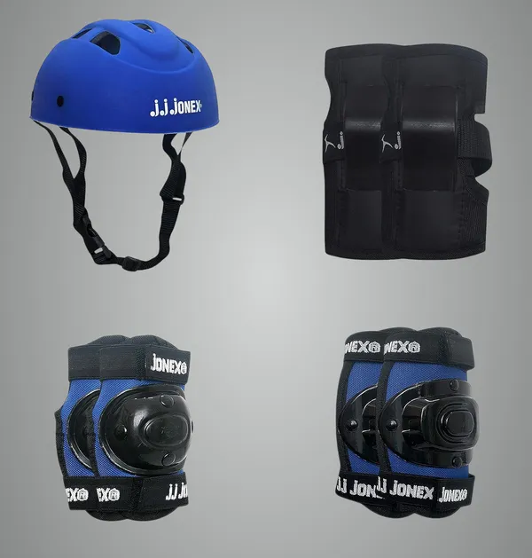 JJ_JONEX_Blue_Multi-Sport_Gear_Helmet_Elbow_Guards_Knee_Caps_&_Hand_Gloves_Set_For_Children_(5-16_Years)