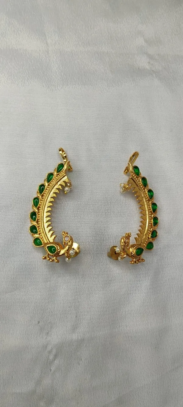 Mayura_Ratna_Earcuff_Earrings_(Variable-3)