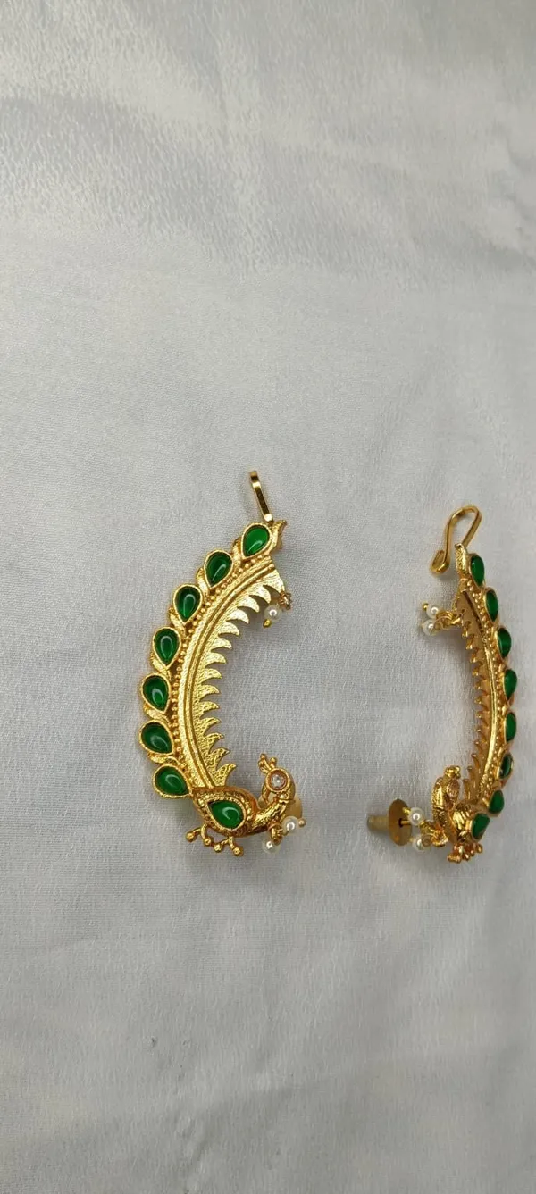Mayura_Ratna_Earcuff_Earrings_(Variable-3)