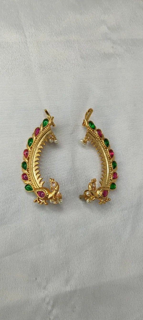 Mayura_Ratna_Earcuff_Earrings_(Variable-1)