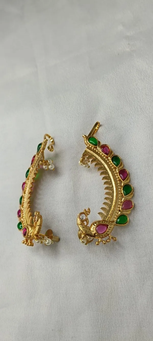 Mayura_Ratna_Earcuff_Earrings_(Variable-1)