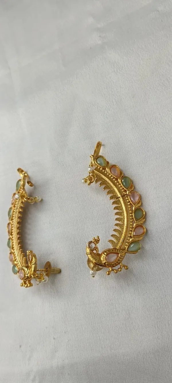 Mayura_Ratna_Earcuff_Earrings_(Variable-2)