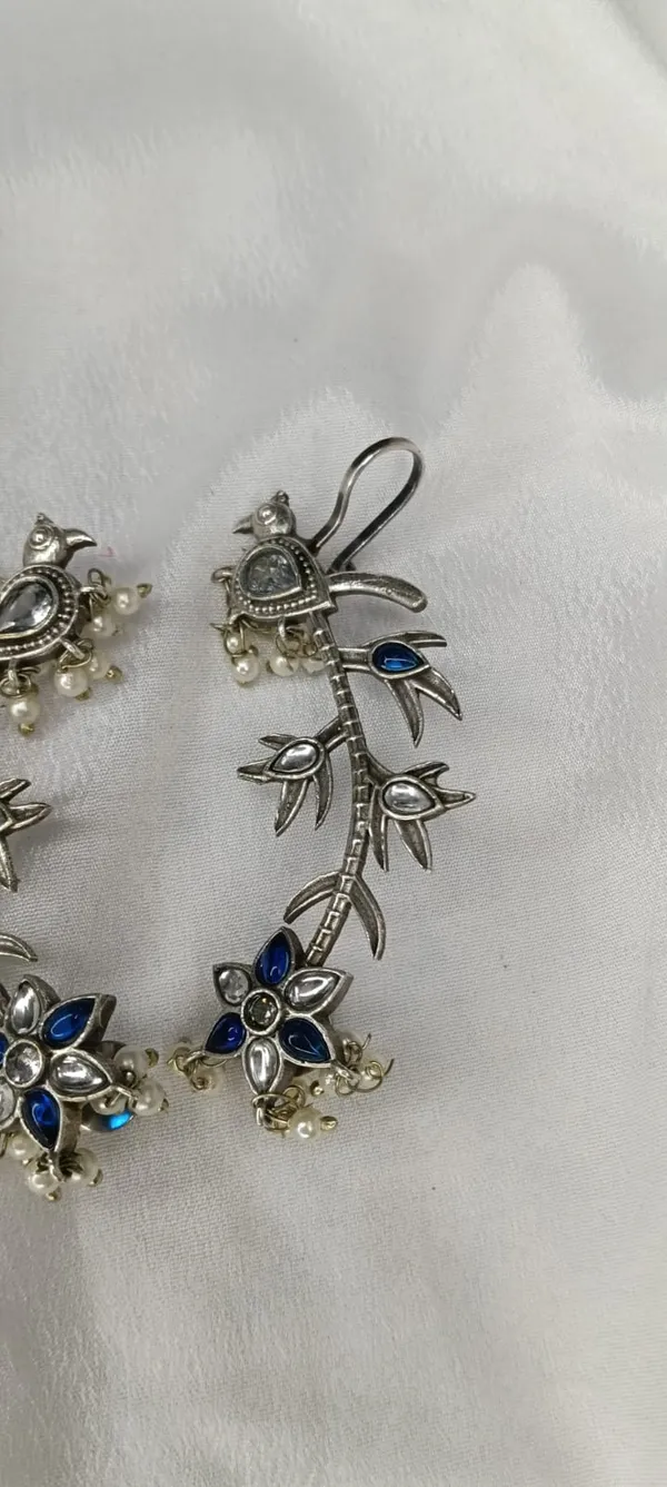 Neel_Pushp_Ear_Cuff_Oxidised_Earrings_[Variable-1]